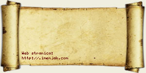 Jana Alanović vizit kartica